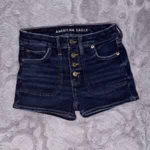 American Eagle Outfitters Dark Blue Jean Shorts